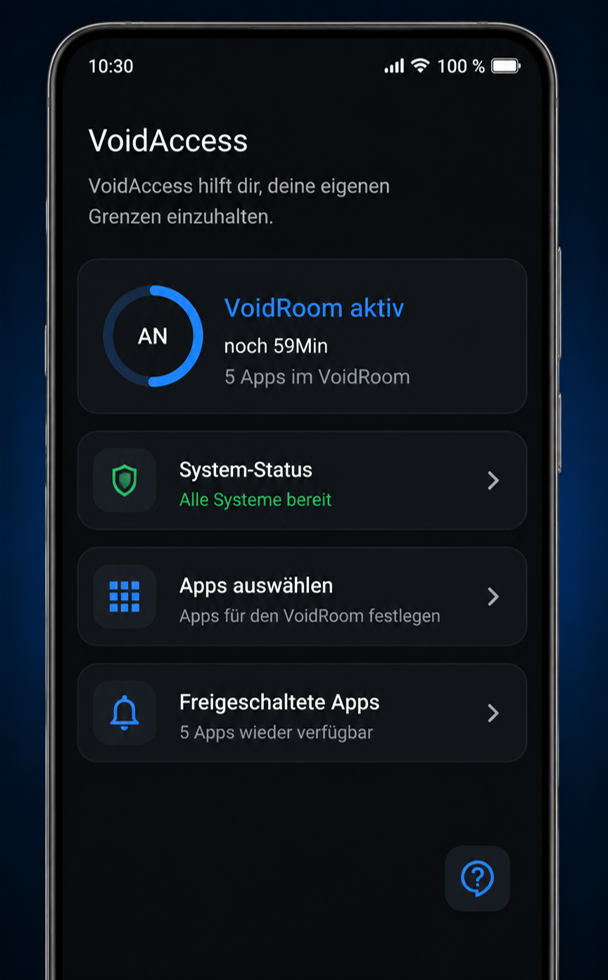 VoidAccess dashboard